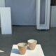 Set of 2 cups / mug Indonesian ceramic (matte brown)