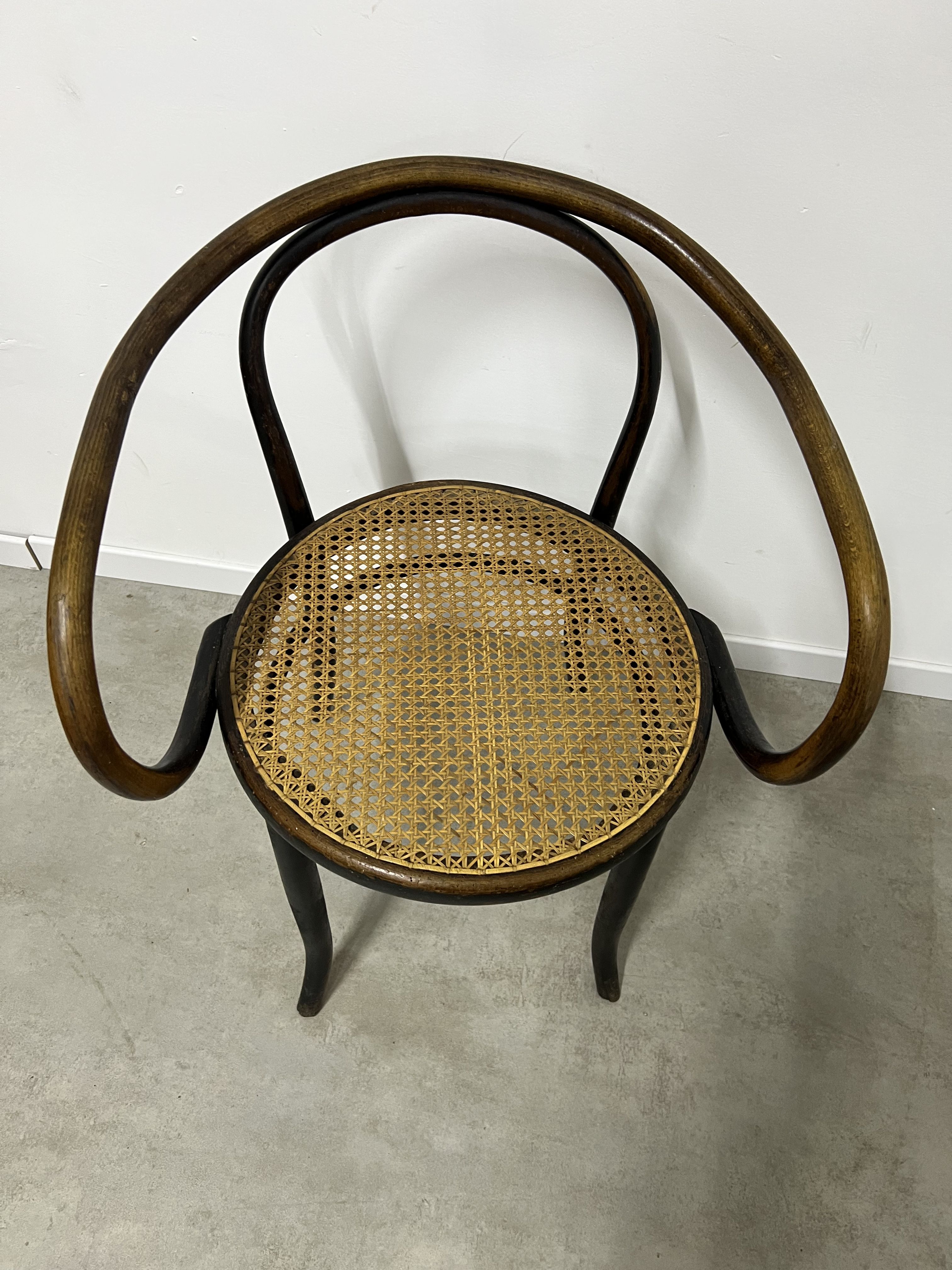 Old bentwood office chair Fischel 1930s