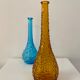 Carafe ambrée italienne d’Empoli