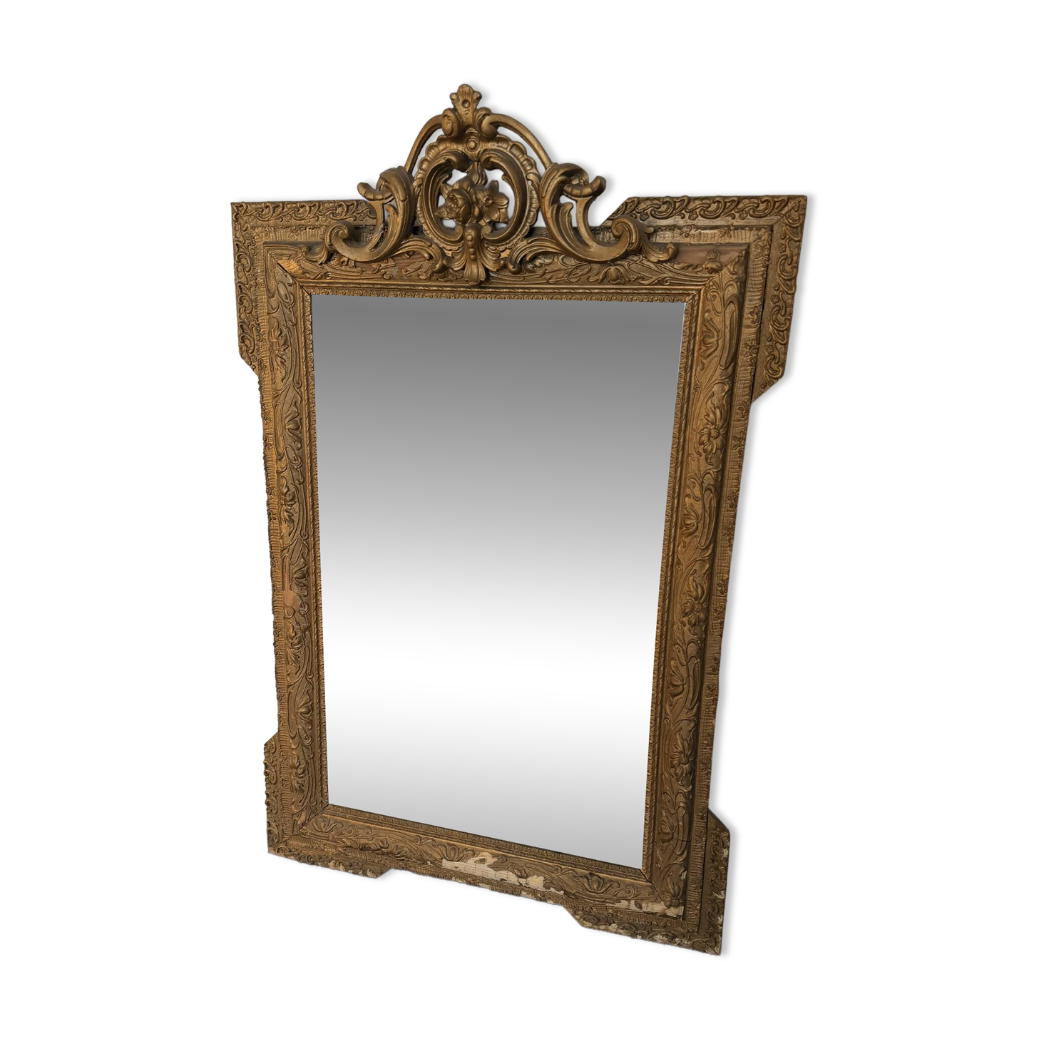 Grand miroir doré - 70xH107cm