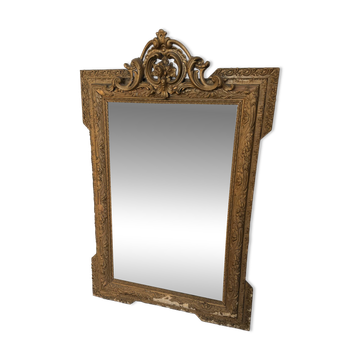 Large gold mirror - 70xH107cm
