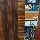 Vintage ebony wall cabinet