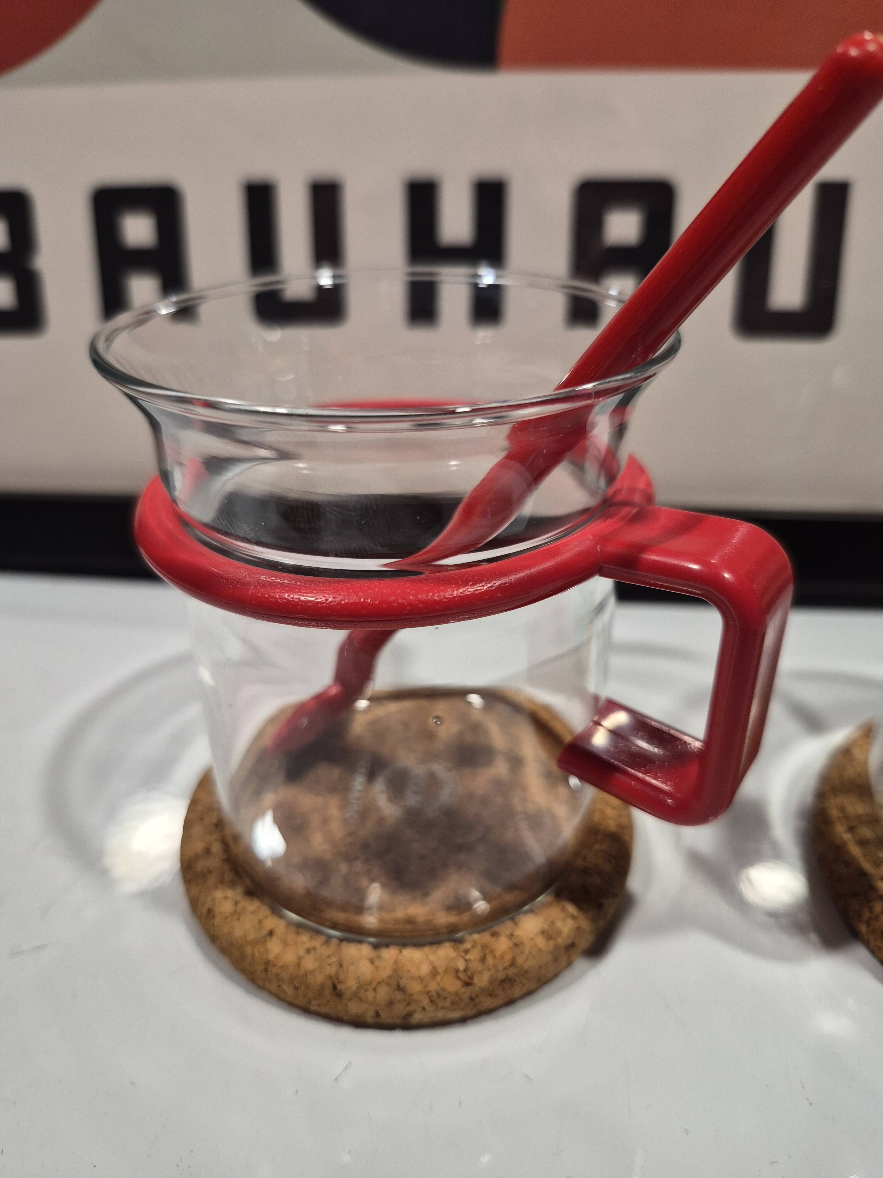 Set de 4 tasses "Bistro" - Bodum vintage, space age