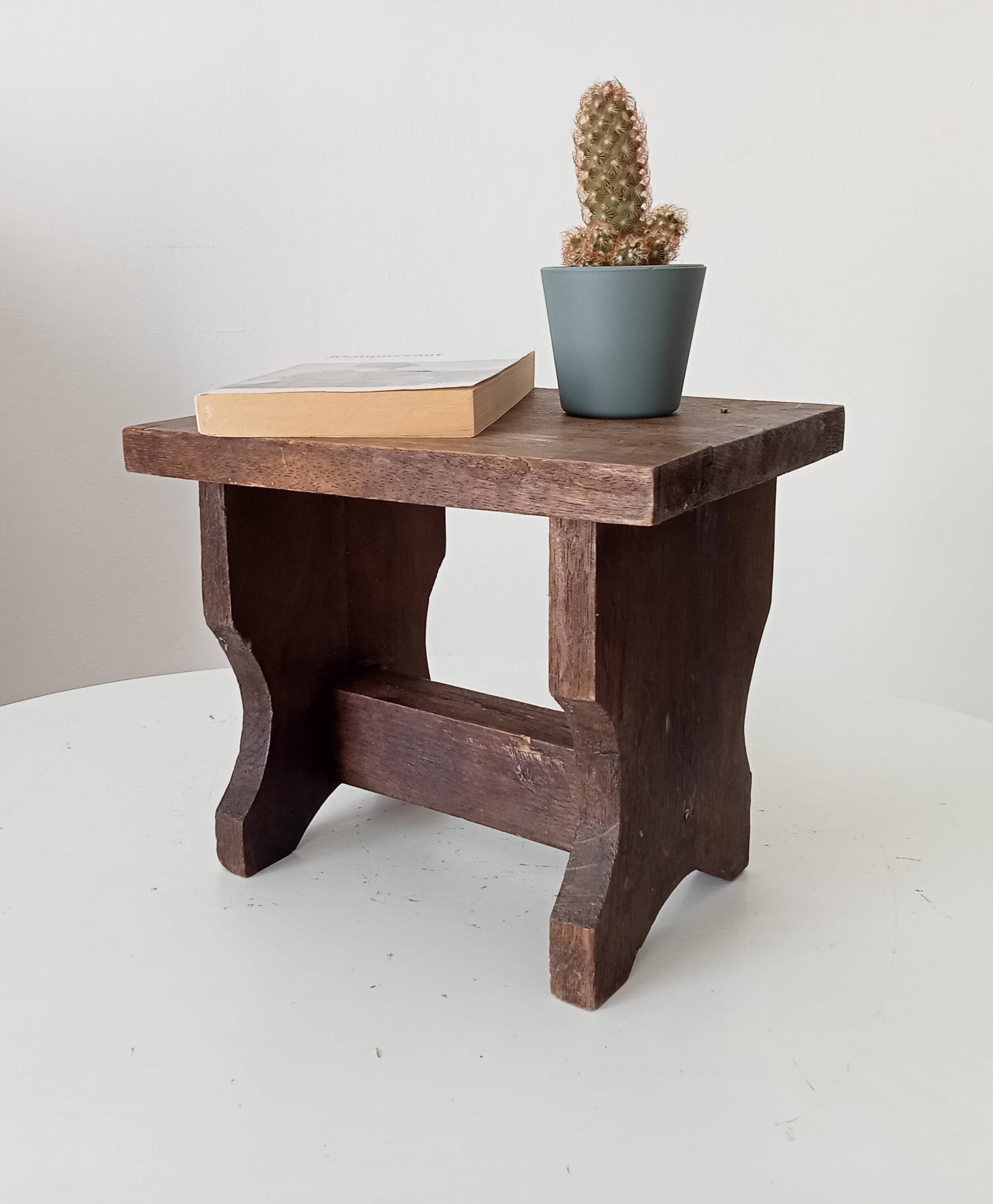 Ancient primitive milking stool