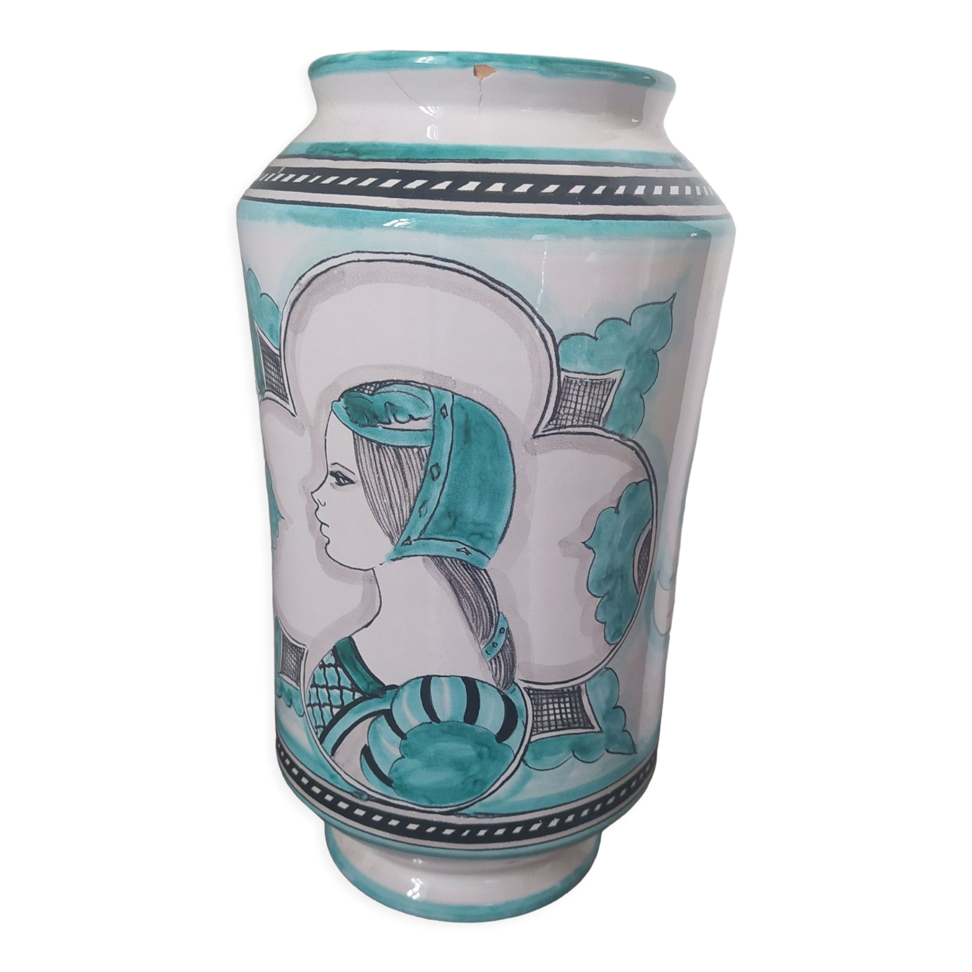 Ceramic vase Orvieto Fusari