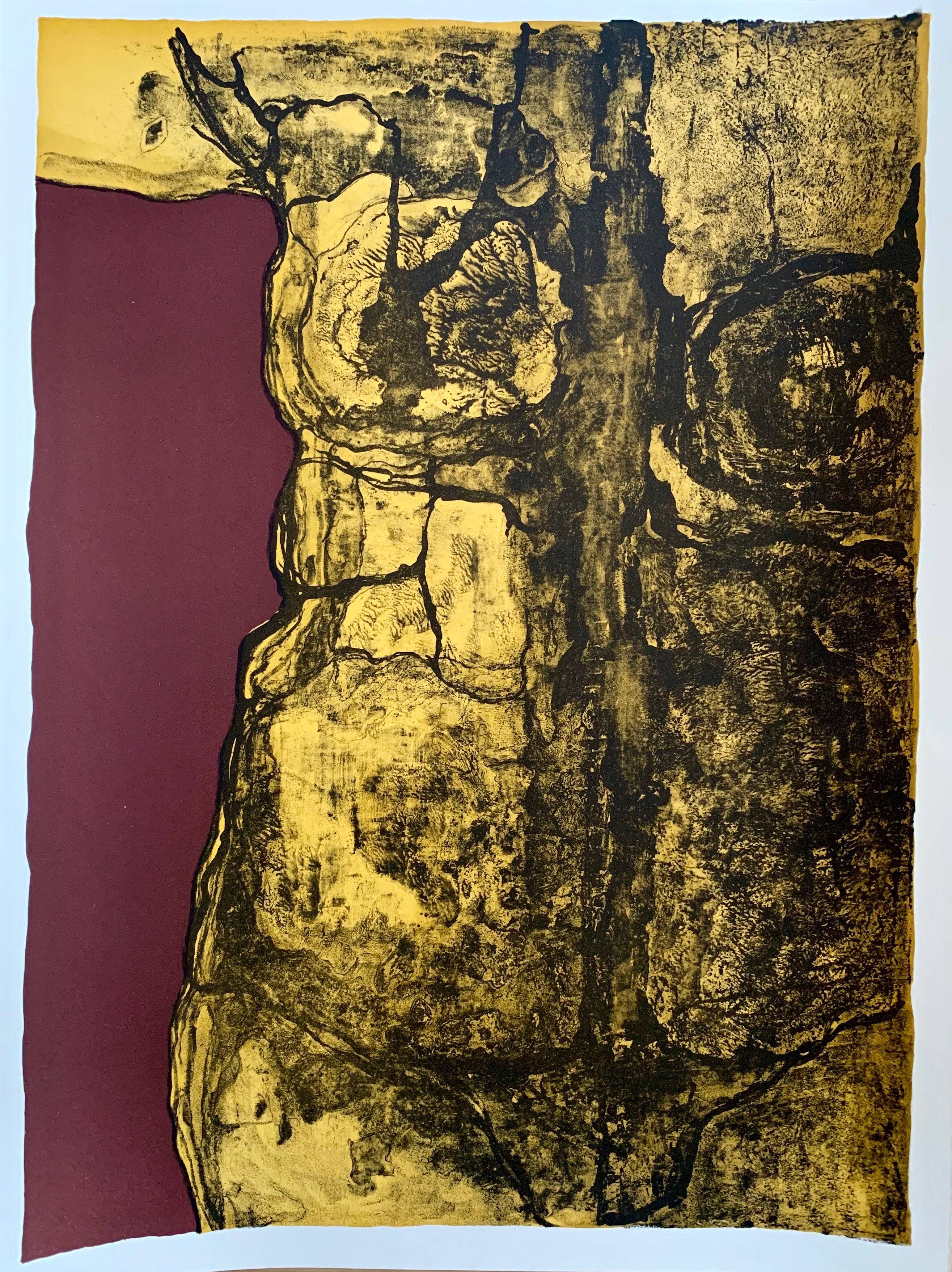 Original lithograph – "Study of the Human Body," attributed to Maurice