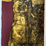 Original lithograph – "Study of the Human Body," attributed to Maurice