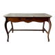Console ancienne en noyer et marbre - 19ème