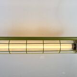 Grey Soviet Industrial Hanging Tube Light, 1970s