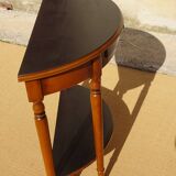 Half-moon console with drawer