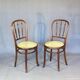 Set de 2 chaises Kohn bistrot cannées 1920 - bentwood -