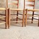 Antique chairs brutalist style