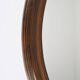 Grand miroir ancien ovale en bois