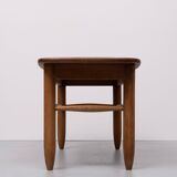 Table basse en chêne massif, années 1950