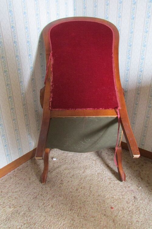 Voltaire armchair in cherry tree