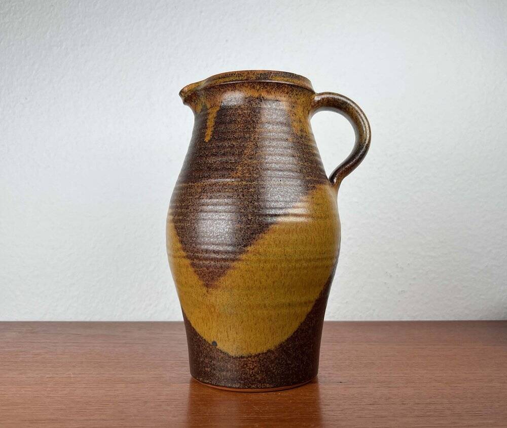 Ceramic Jug and Bowl Set, German Mid-Century Trenck Keramik Kellinghusen, 1960s, Set of 2