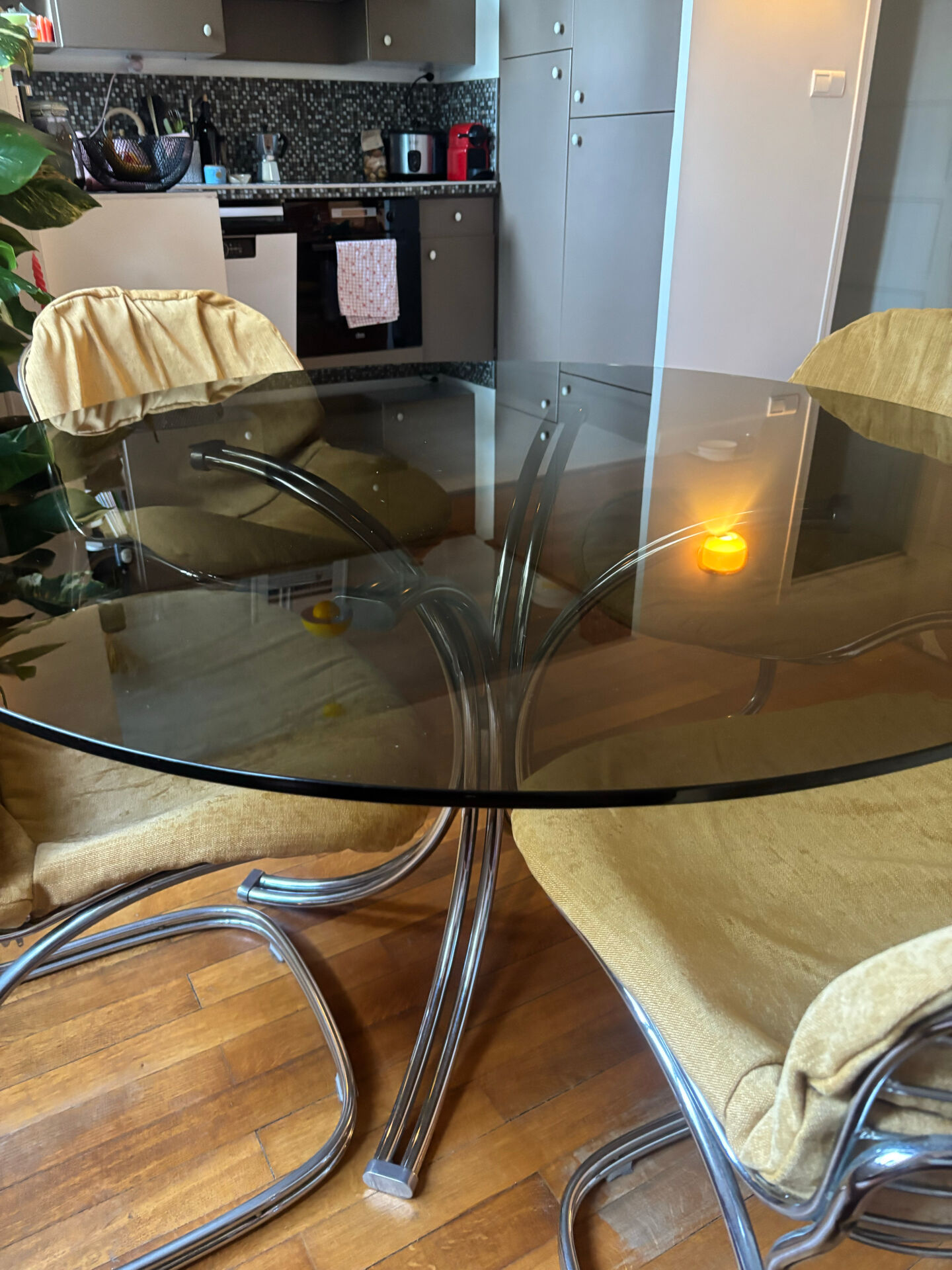 Table + chairs Gaston Rinaldi