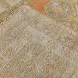 3x12 1960s antique vintage runner rug