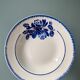 Set of 10 vintage hollow plates in Badonviller earthenware