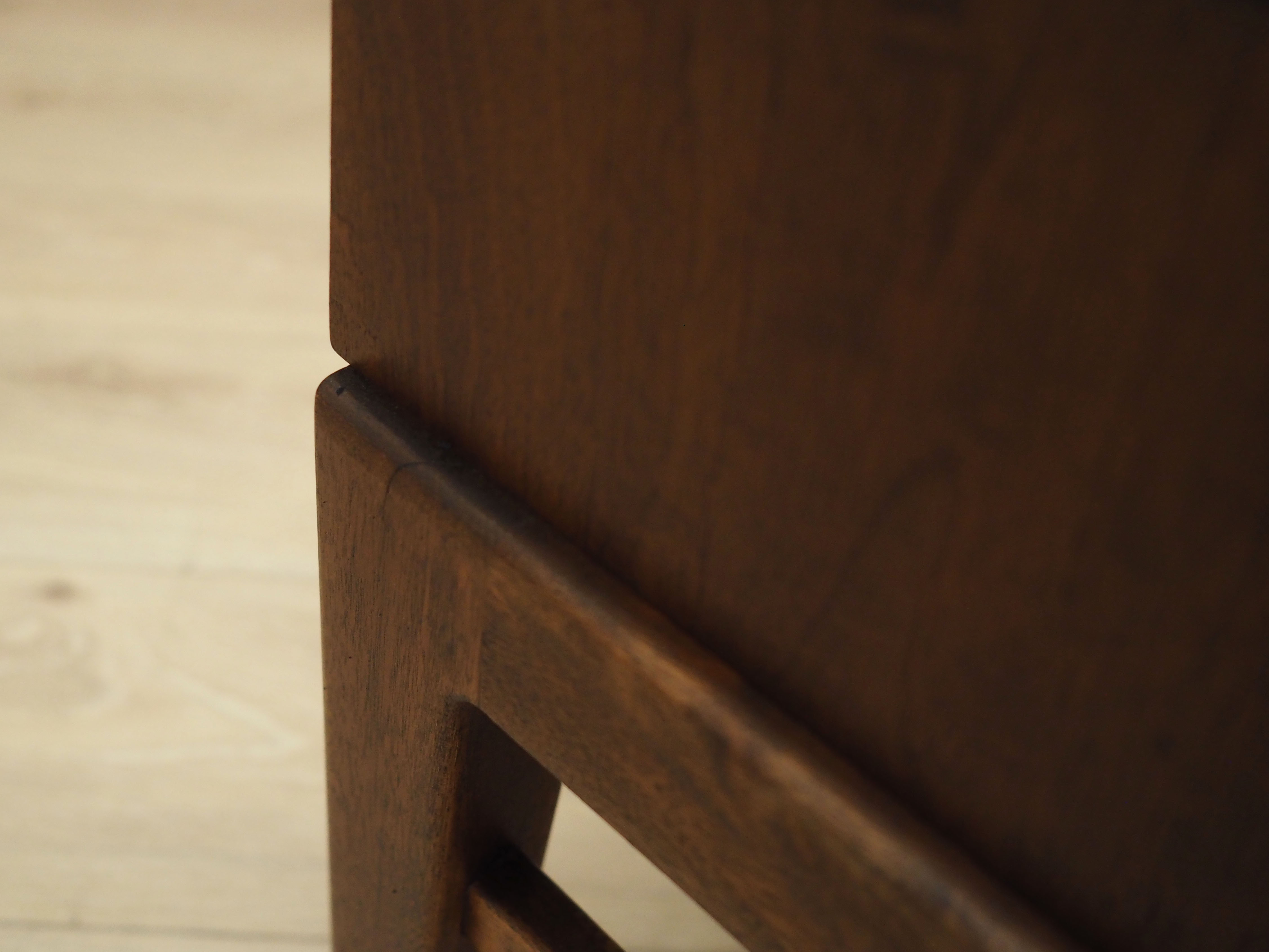 Walnut console, Danish design, 1960s, production Denmark