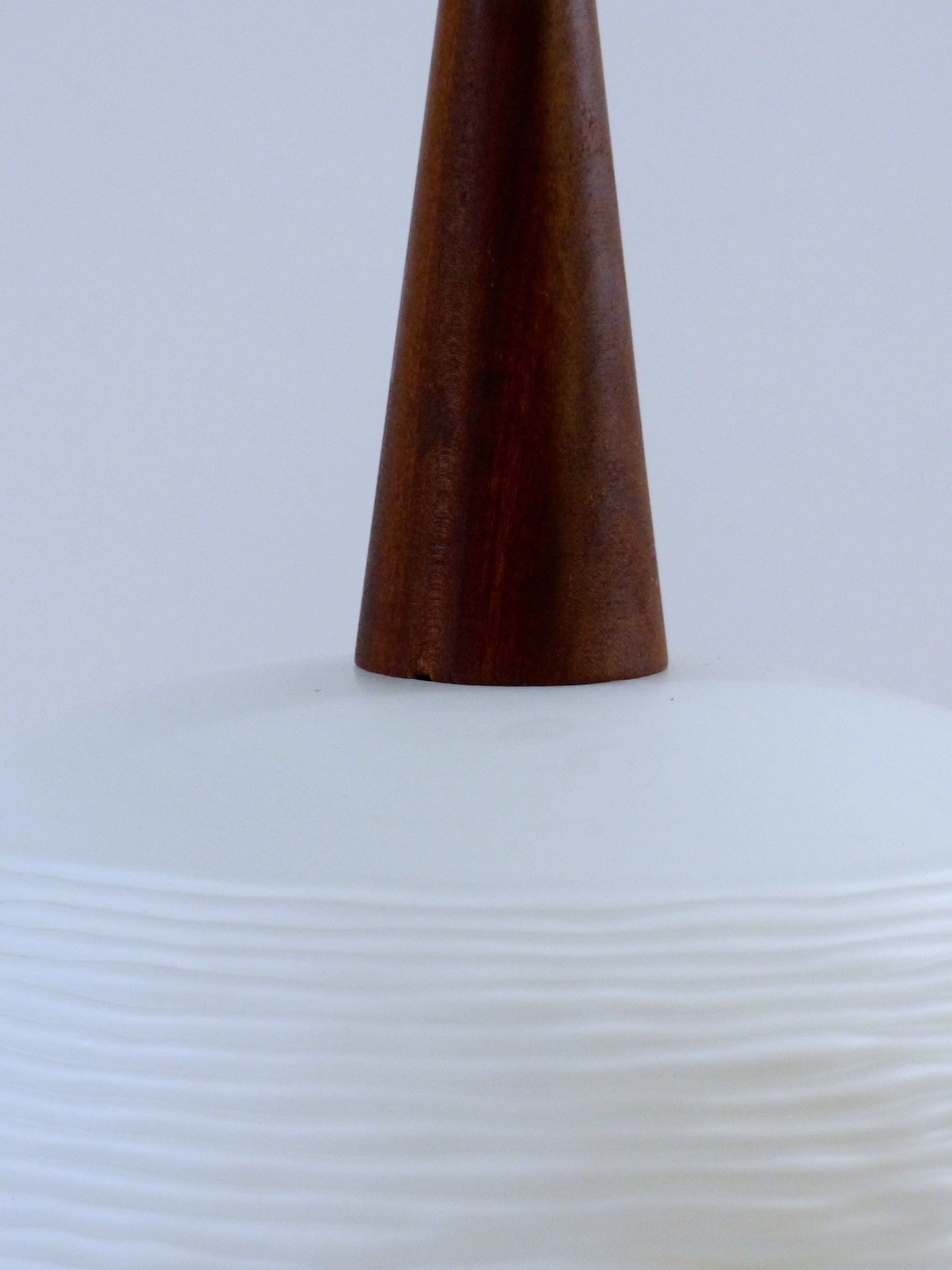 Opalin hanging lamp Louis Kalff