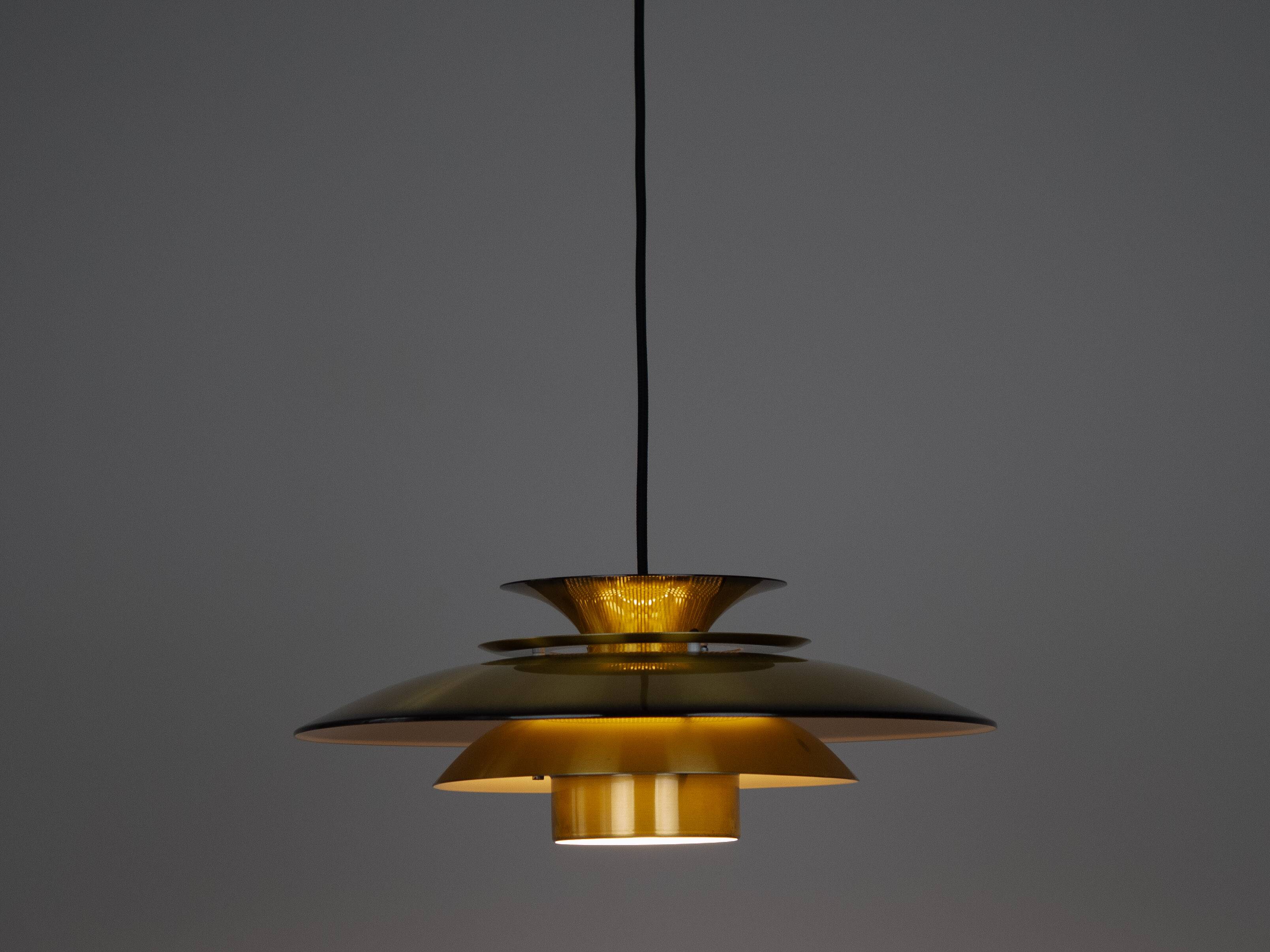 Lampe suspendue vintage danoise des années 1980