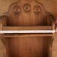 Handcrafted wooden spice rack 56 cm high