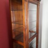 Cherry wood display cabinet with 6 adjustable glass shelves – Drimmer brand