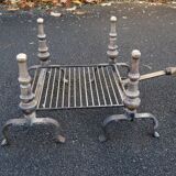 Fireplace channels with barbecue grill