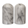Salt and pepper shaker in Carrara marble