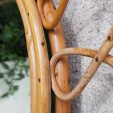 Vintage rattan mirror
