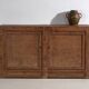 Chinese buffet high in carved pine with geometric panels – Gansu, circa 1930