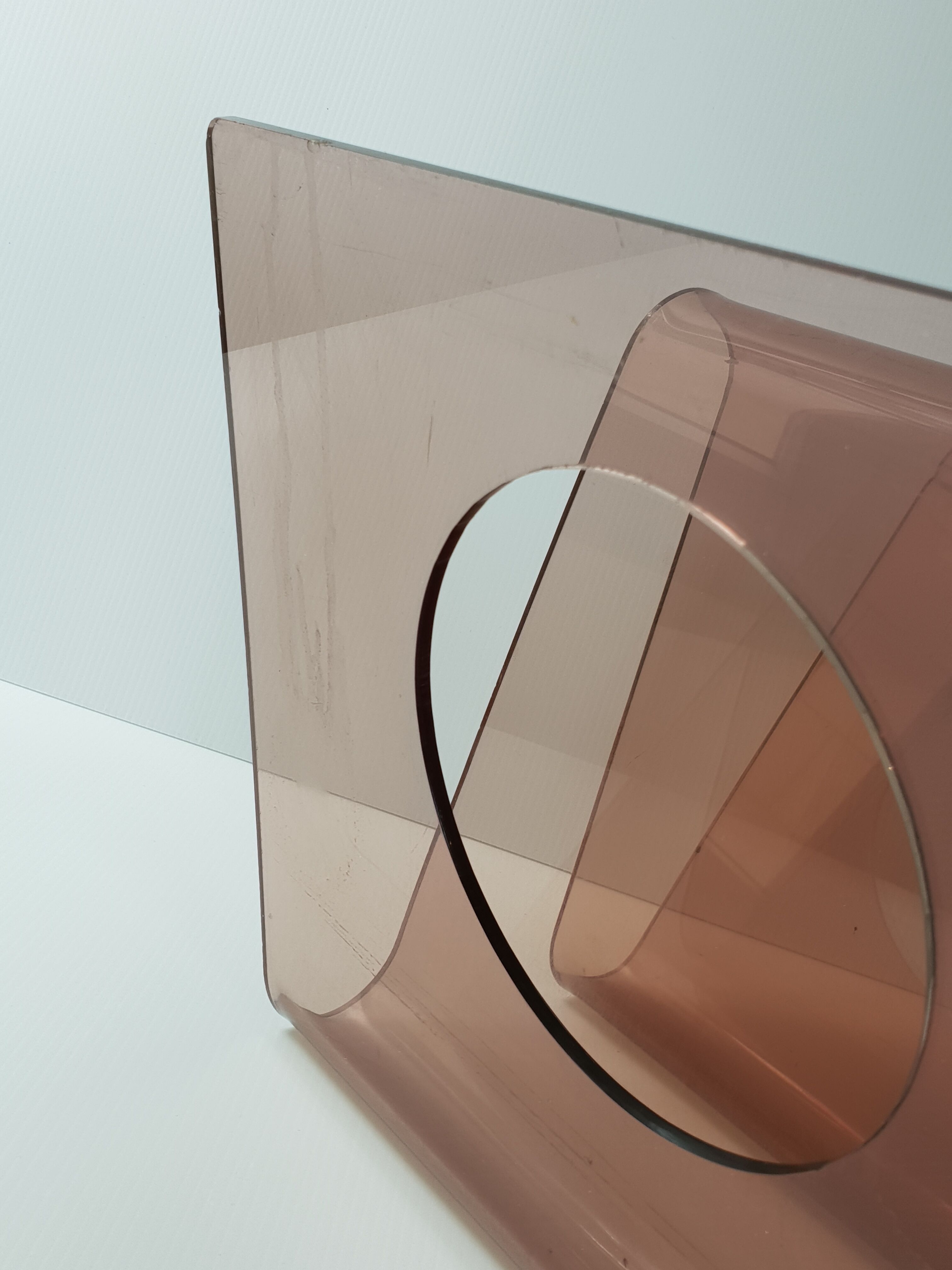 Michel Dumas magazine holders in Plexiglas