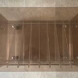 Michel Dumas' record player holder for Roche Bobois 1970 in Lucite