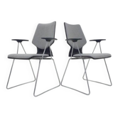 Ensemble de deux fauteuils conçus par Elmar Flötotto pour Pagholz, années 1970.