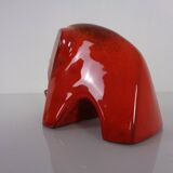 Majolica Ceramic Elephant, 1960s