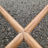 Set of 4 solid organic chairs