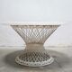Garden table and 5 vintage fiberglass chairs by Russell Woodard