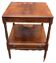 English Nightstand in Varnished Mahogany with One Drawer