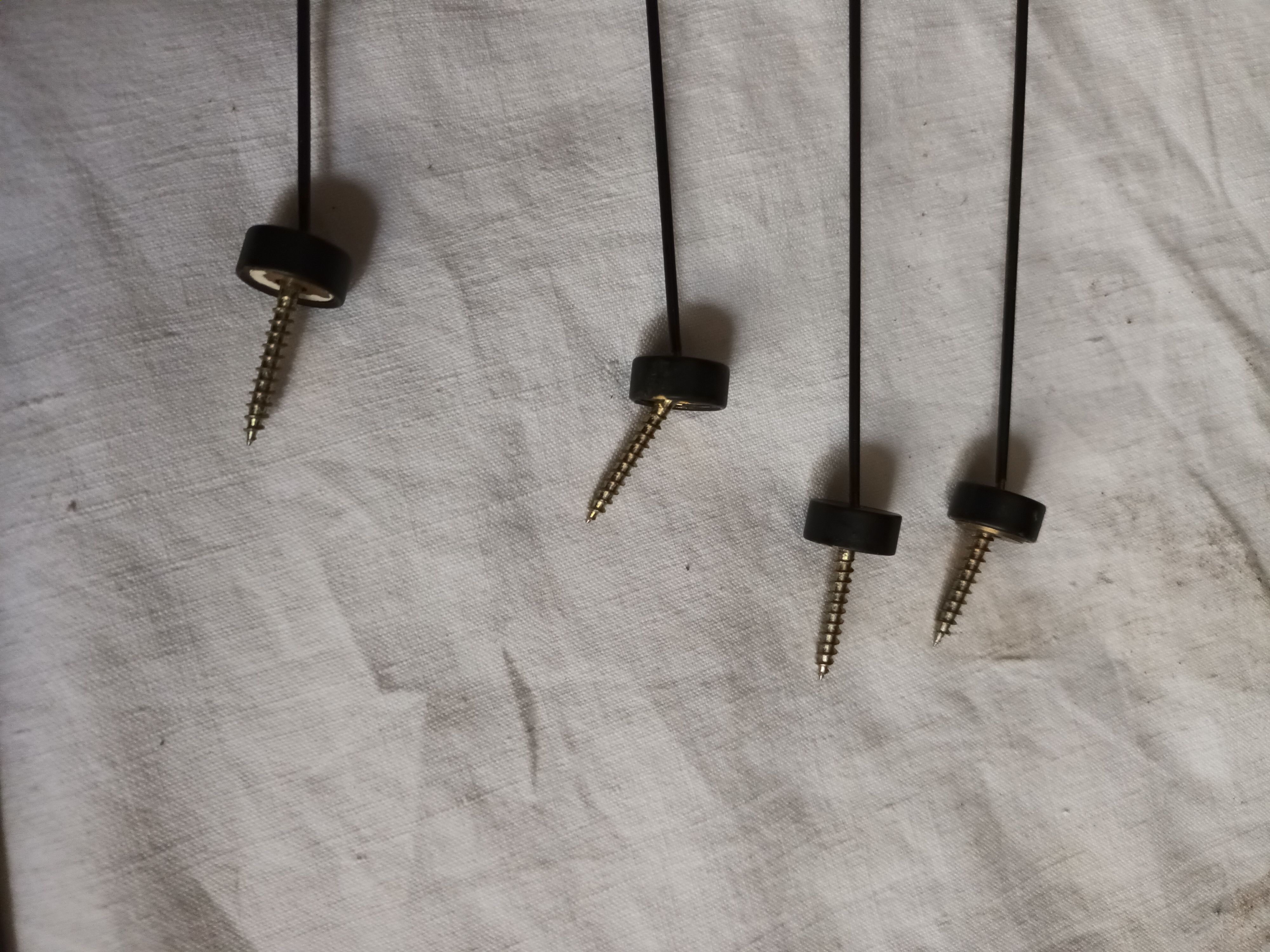 Pair of torchiere wall lamps by Gilles Derain for Lumen Center Italia