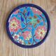 2 coasters in Longwy enamel
