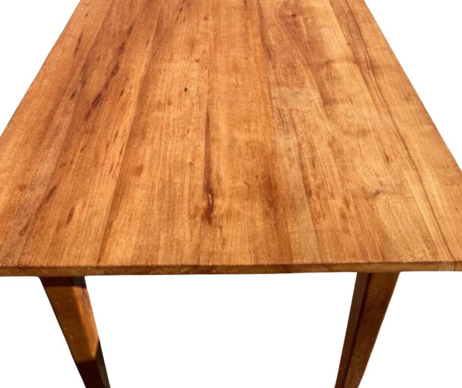 Solid wood table for office or dining table.