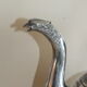 Coffee service 3 pieces old empire style in silver metal