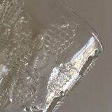 Crystal Lalique vase with grapes décor Malaga 1937