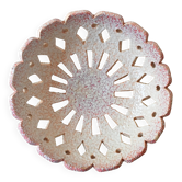 Louis Dage (1885–1961) large openwork tripod bowl