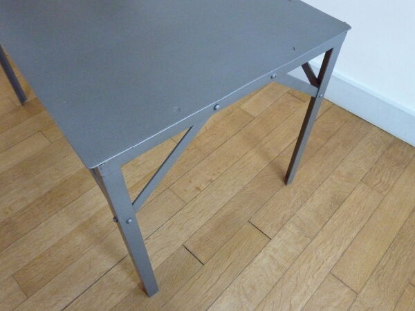 All metal coffee table
