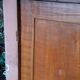 Cupboard door frame 121x97cm old wood paneled molded