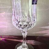 Lot 12 verres à pieds cristal d’ arques neufs « Longchamp »