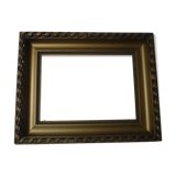 Gilded wood and stucco frame