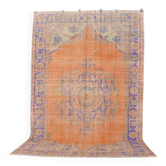 Tapis turc Oushak noué à la main sku2312